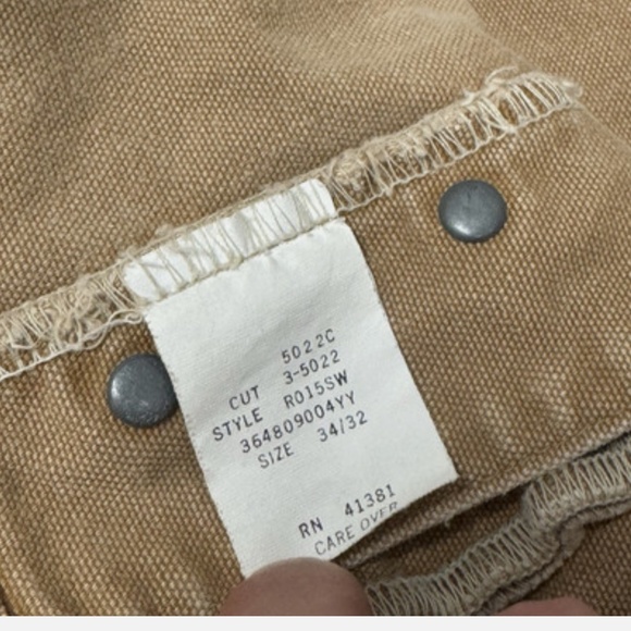 Vintage RRL Ralph Lauren 34x32 Thick Cotton Twill Brown Relaxed Cargo Pants - Picture 7 of 15